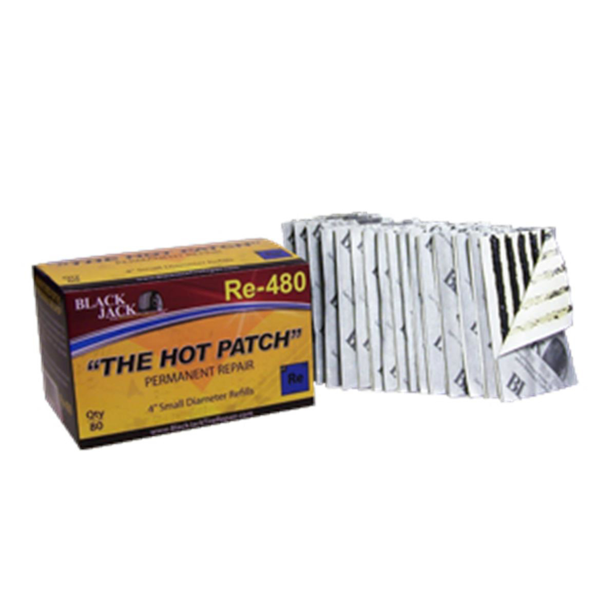 BlackJack Tire Supplies Tire Plugs — 4in., Small Diameter, Black, Model# BLJ480